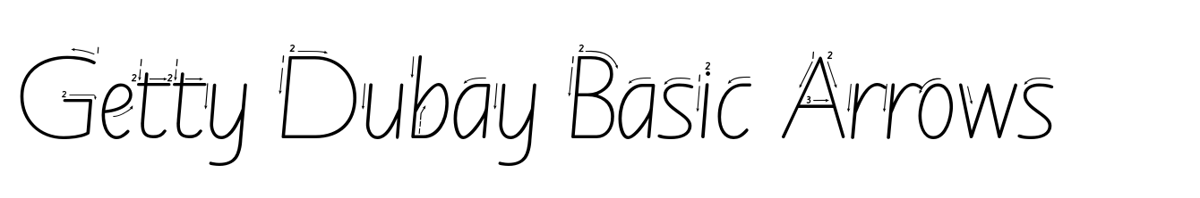 Getty Dubay Basic Arrows